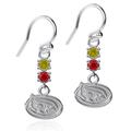 Dayna Designs Iowa State Cyclones Dangle Crystal Earrings