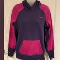 Nike Shirts & Tops | Nike Girls L Hooded Therma Fit Sweatshirt | Color: Pink/Purple | Size: Lg