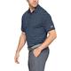 Under Armour Mens Solid Playoff 2.0 Golf Polo Shirt - Academy/White Stripe - L