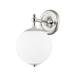 Hudson Valley Lighting Sphere No.1 11 Inch Wall Sconce - MDS702-PN