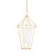 Hudson Valley Lighting Worchester 13 Inch Cage Pendant - MDS210-VGL
