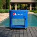 Permasteel Pepsi 80-Qt Outdoor Rolling Patio Cooler on Wheels in Blue | 35.04 H x 32.1 W x 17.13 D in | Wayfair PS-207-80PE-BL