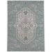 White 24 x 0.08 in Area Rug - Ophelia & Co. Cearley Moroccan Blue/Gray Indoor/Outdoor Area Rug Polyester | 24 W x 0.08 D in | Wayfair