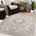 Brown 96 x 0.08 in Area Rug - Sand & Stable™ Caitlin Oriental Beige/Tan Indoor/Outdoor Area Rug Polyester | 96 W x 0.08 D in | Wayfair