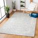 Blue/White 48 x 0.39 in Indoor Area Rug - Bungalow Rose Pezanetti Oriental Handmade Tufted Wool Blue/Ivory Area Rug Wool | 48 W x 0.39 D in | Wayfair