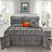 House of Hampton® Akber Microfiber Comforter Set Microfiber in Gray | King Comforter + 9 Additional Pieces | Wayfair