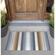 Latitude Run® Non-Slip Outdoor Door Mat Synthetics in White | Rectangle 2' x 3' | Wayfair C604286312CB48DDB5380601AC66690B