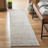 Gray/White 144 x 0.39 in Indoor Area Rug - Union Rustic Hailee Southwestern Ivory/Gray Area Rug | 144 W x 0.39 D in | Wayfair