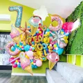 Ballons à gros donuts ballons de crème glacée ballon numérique fournitures de fête