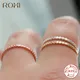 ROXI – bagues en argent Sterling 925 pour femmes anneaux de perles empilables bague d'éternité