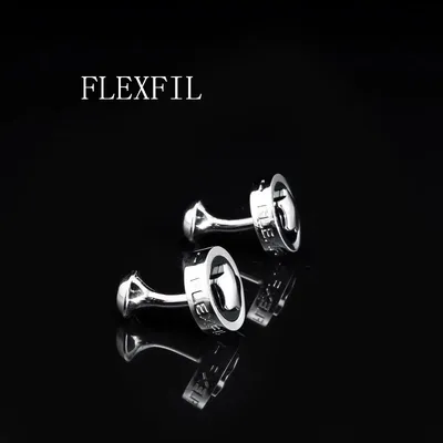 FLEXFIL-lèvent de manchette de chemise de luxe pour hommes boutons de manchette de marque bijoux
