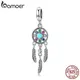 Bamoer-Pendentif ReplCatcher en argent regardé 925 authentique breloque libellule bohème convient