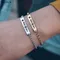 Bracelet Spotify Code Music en acier inoxydable, nom personnalisé, symbole de l