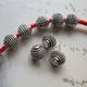 Breloques rondes en métal pour bijoux perles d'espacement artisanat fait à la main breloques