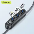Essager-Boîtier de prise de câble magnétique pour iPhone boîte de rangement portable connecteur