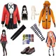 Costume Cosplay KakeNAFTA pour Femme Jabami Yumeko Yomoduki Runa Manteau Perruque Chaussures