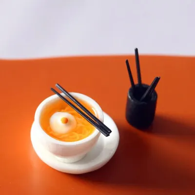 Jouet de simulation de maison de course échelle 1:12 mini nourriture ramen japonais avec