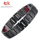 Bracelet magnétique en titane pur pour homme et femme chaîne noire Bracelet hématite santé