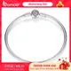 BAMOER – Bracelet en argent Sterling 925 avec chaîne serpent pour femme pendentif perle bijoux de