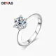 OEVAS – bagues de mariage en Moissanite pour femmes bijoux en argent Sterling 100% or blanc 18