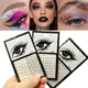 Autocollants d'eyeliner d'art en strass pour le corps cristal 3D scintillant maquillage de