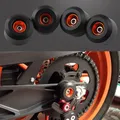 CNC cadre de roue de fourche avant arrière patins de protection contre les chocs pour KTM DUKE/RC