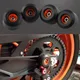 CNC cadre de roue de fourche avant arrière patins de protection contre les chocs pour KTM DUKE/RC