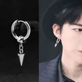 Boucles d'oreilles Punk KPOP DNA pour hommes bijoux à clou en acier inoxydable serrure à la