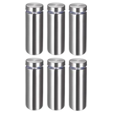 Glass Standoff Mount Stainless Steel Wall Standoff 19 x 52mm 6Pcs - 19mm x 52mm (6 Pack)