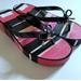 Kate Spade Shoes | Kate Spade Platform Flip Flops | Color: Black/Pink | Size: 10