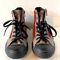 Converse Shoes | Converse Chuck Taylor All Star Canvas Juniors Sz 4 | Color: Gray/Red | Size: 4bb