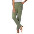 Plus Size Women's The Knit Jean by Catherines in Olive Green (Size 2XWP)