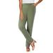 Plus Size Women's The Knit Jean by Catherines in Olive Green (Size 2XWP)