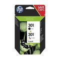 HP Envy 4502 e-All-In-One Printer - 301 Black & Colour 2-Pack - Original Cartridges