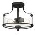 Designers Fountain Jedrek 2 Light 13" Wide Semi-Flush Drum Ceiling