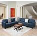 Emmie Mid-century Modern 7-pc. Sectional Sofa Set by Christopher Knight Home