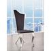 2PCS Cyrene Side Chair (Set-2) in Fabric & Stainless Steel