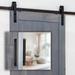 Ageless Iron 78-3/4" Long Sliding Door Barn Door Hardware Track and