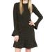 Michael Kors Dresses | Michael Michael Kors Printed Flounce-Trim Dress | Color: Tan | Size: S