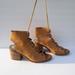 Jessica Simpson Shoes | Jessica Simpson Gladiator Chunk Heels. Size 9m. | Color: Tan | Size: 9