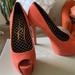 Jessica Simpson Shoes | Jessica Simpson Nubuck Heel. Size 6 | Color: Pink | Size: 6