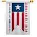 Angeleno Heritage 2-Sided Polyester 40" x 28" House Flag in Blue/Red/White | 40 H x 28 W in | Wayfair AH-PA-H-137592-IP-BO-D-US21-AH