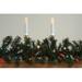 The Holiday Aisle® Pre-Lit Canadian Pine Artificial Christmas Garland - Multi Lights in Blue/Green | 9' 10" L | Wayfair