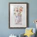 House of Hampton® Mini Bouquet II - Picture Frame Painting Paper in Black/Blue/Gray | 31 H x 44 W x 1 D in | Wayfair