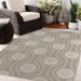 Gray 48 x 0.08 in Area Rug - Ebern Designs Ophelia Geometric Beige/Indoor/Outdoor Area Rug Polyester | 48 W x 0.08 D in | Wayfair