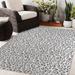 Gray 72 x 48 x 0.08 in Area Rug - East Urban Home Animal Print Ivory/Indoor/Outdoor Area Rug Polyester | 72 H x 48 W x 0.08 D in | Wayfair