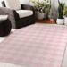 Pink 48 x 0.08 in Area Rug - Ebern Designs Kionne Geometric/Beige Indoor/Outdoor Area Rug Polyester | 48 W x 0.08 D in | Wayfair
