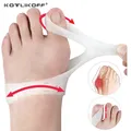 Mathiateur d'hallux valgus en silicone chevauchement des gros orteils séparateur d'oignons