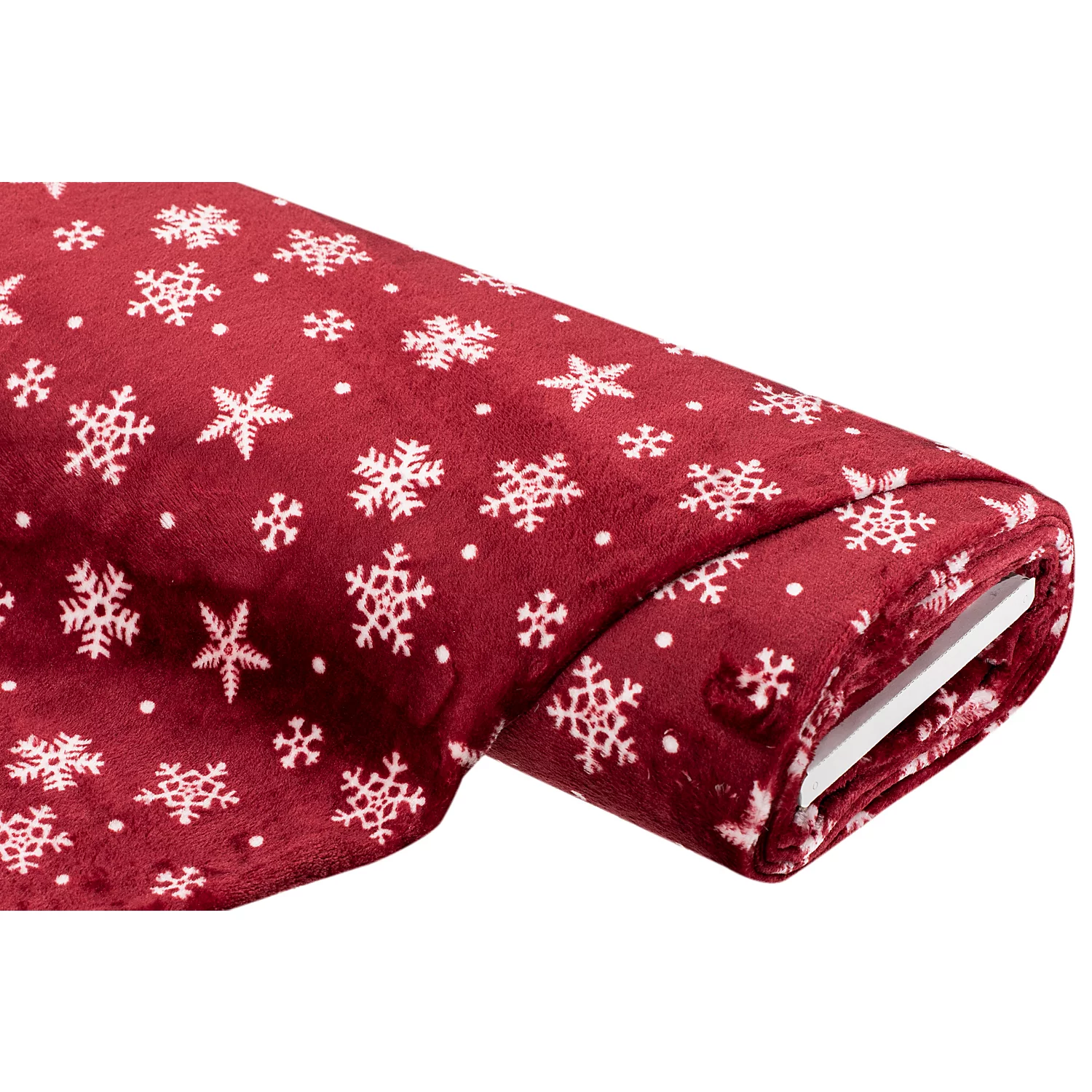 Wellness-Fleece Kristalle, weinrot Image