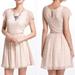 Anthropologie Dresses | Anthropologie Weston Wear Frothed Dots Blush M | Color: Cream/Pink | Size: M